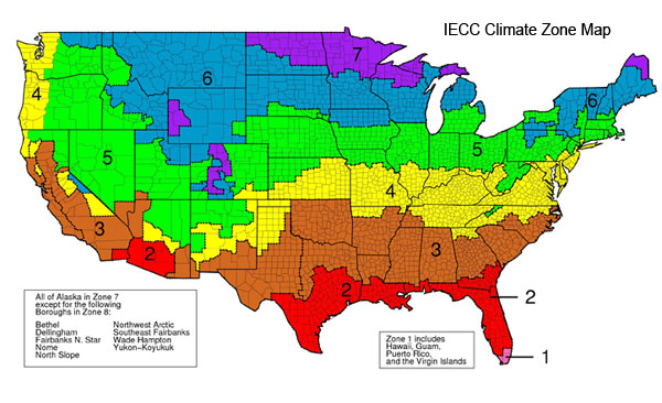 IECC Climate Zones